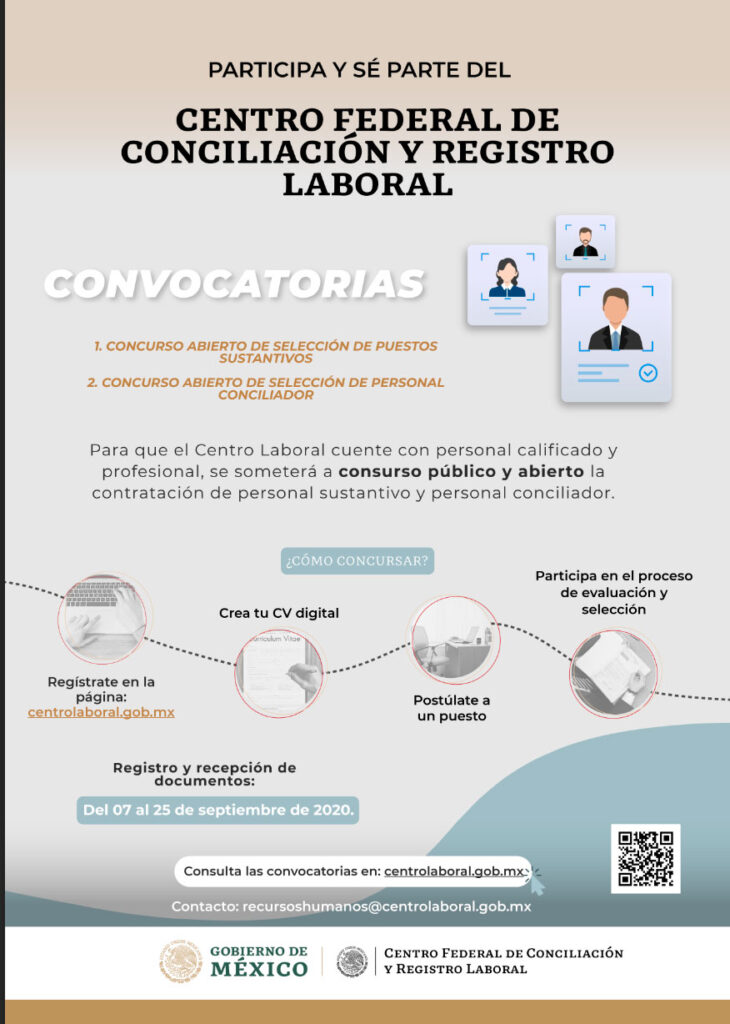 Sé parte del Centro Federal de Conciliación y Registro Laboral UNAM