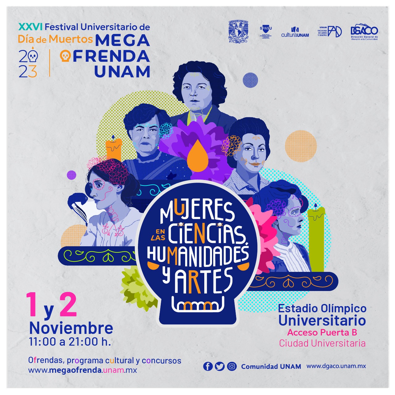 Megaofrenda 2023 De La UNAM Un Homenaje A Las Mujeres En La Ciencia