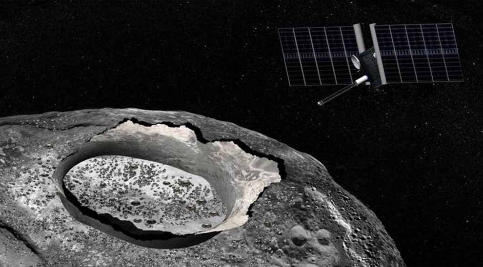 Sorprendente hallazgo de agua en un enorme asteroide metálico