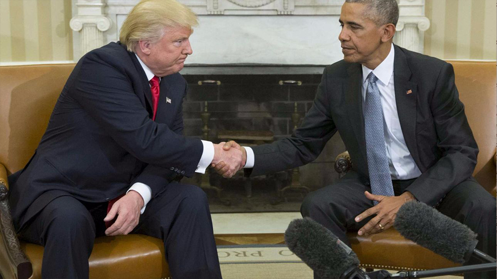 Obama y Trump se reúnen en la Casa Blanca