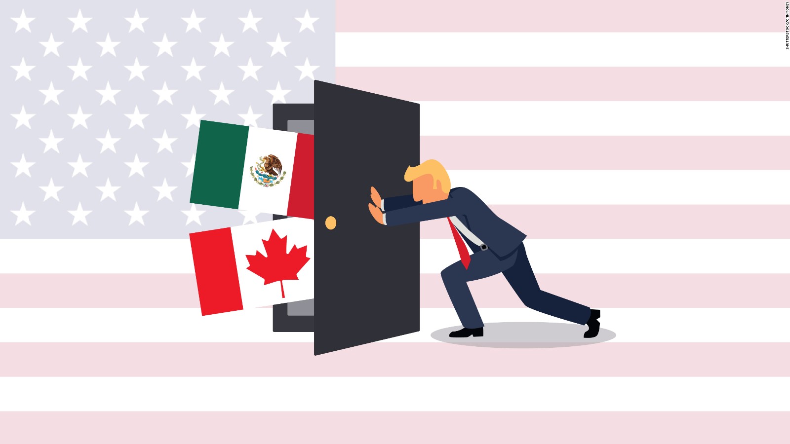 Trump renegociará TLCAN cuando se reúna con líderes de México y Canadá