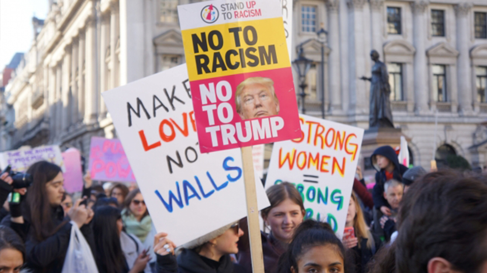 Women’s March da la bienvenida a Trump