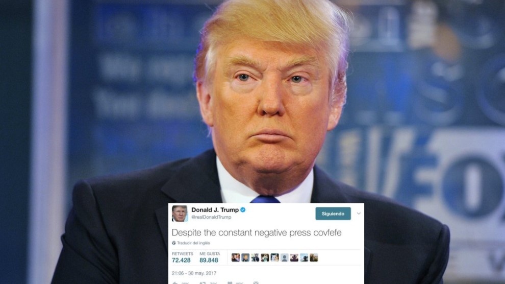 Trump atrapado en tormenta de memes por tuit erróneo