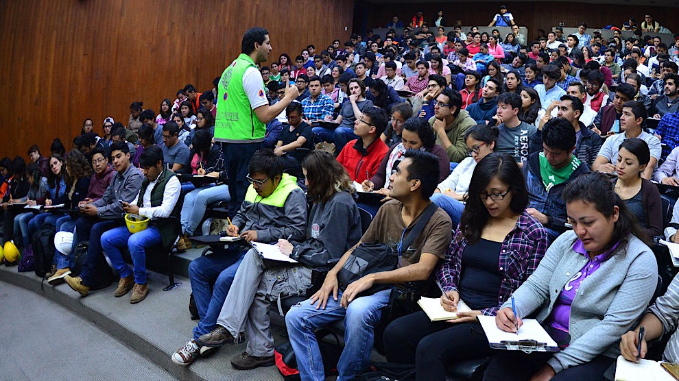 Coordina Facultad de Arquitectura de la UNAM a brigadistas universitarios
