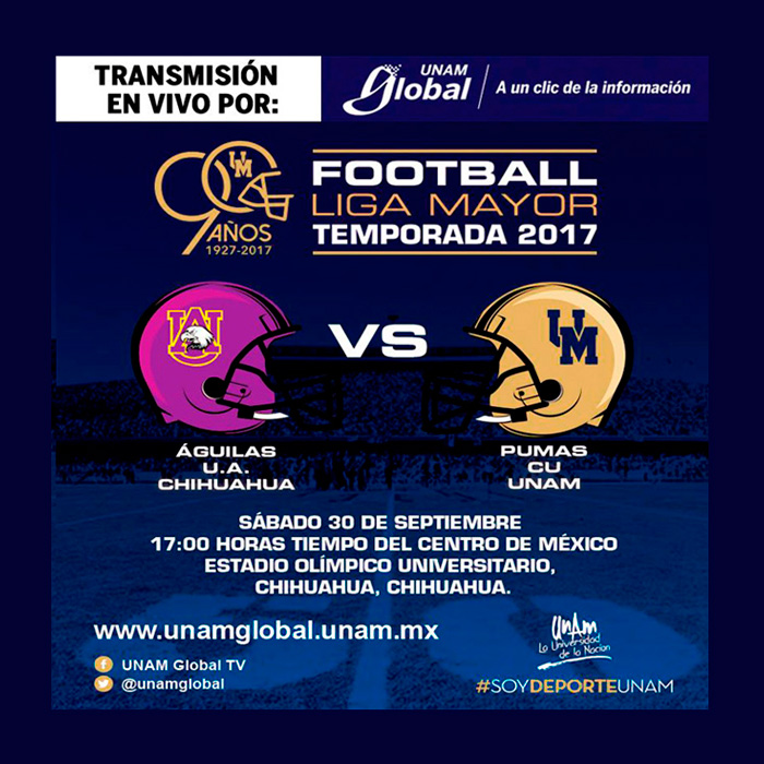 Retransmisión: Águilas  U.A. Chihuahua vs  Pumas CU UNAM