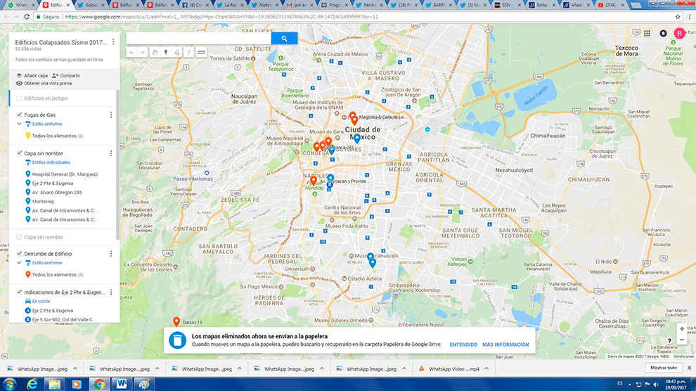 Google ubica edificios colapsados y activa la herramienta PersonFinder