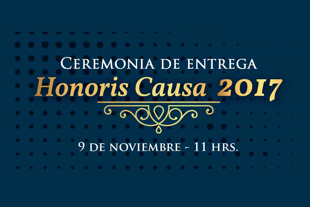 Transmisión en vivo: Ceremonia de Investidura de Doctor Honoris Causa 2017
