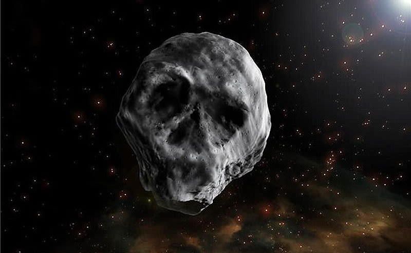 Asteroide con forma de cráneo pasará cerca de la Tierra en 2018