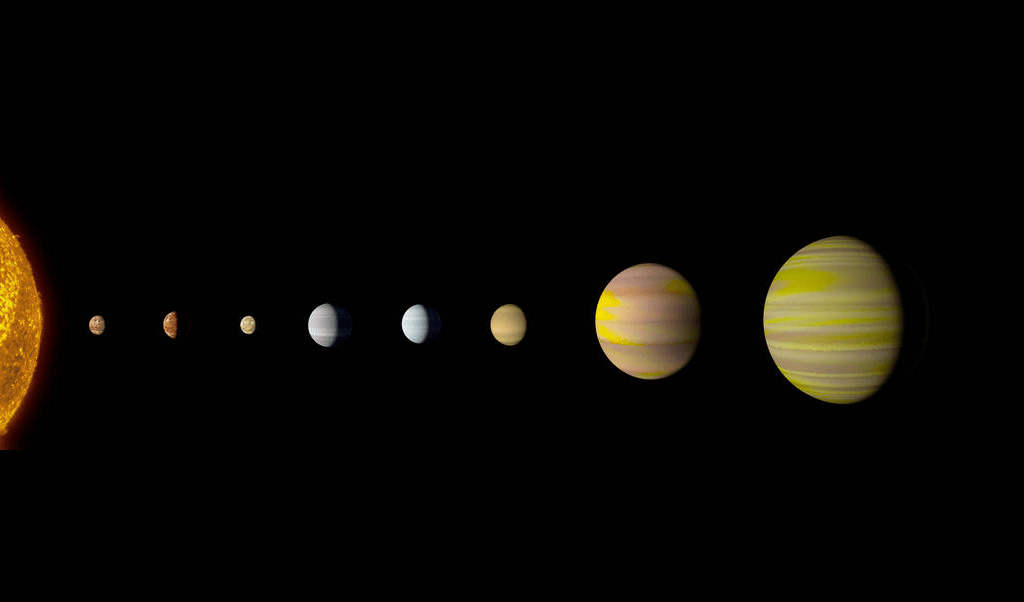 Kepler-90, con planetas de configuración similar a nuestro sistema