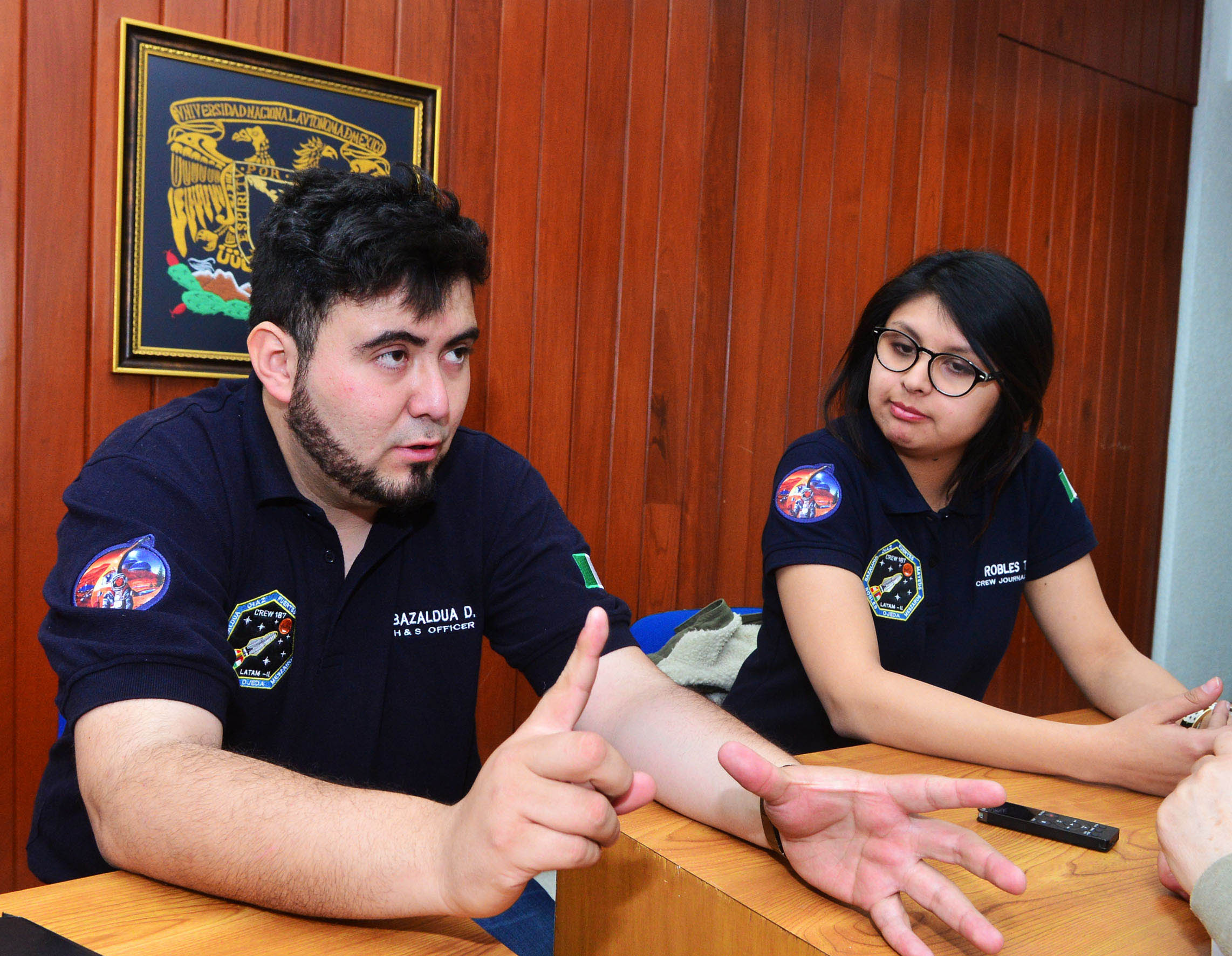 Retransmisión: Danton Bazaldua y Tania Robles, mexicanos de la misión análoga a Marte