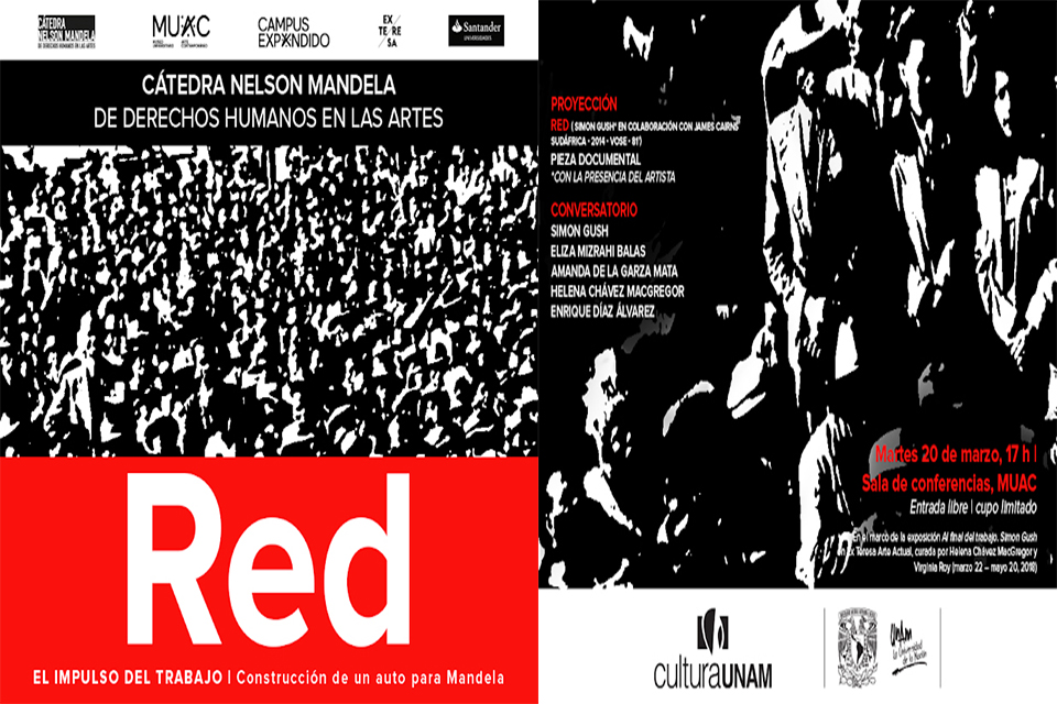 La Cátedra Nelson Mandela de Derechos Humanos en las Artes presenta Red de Simon Gush