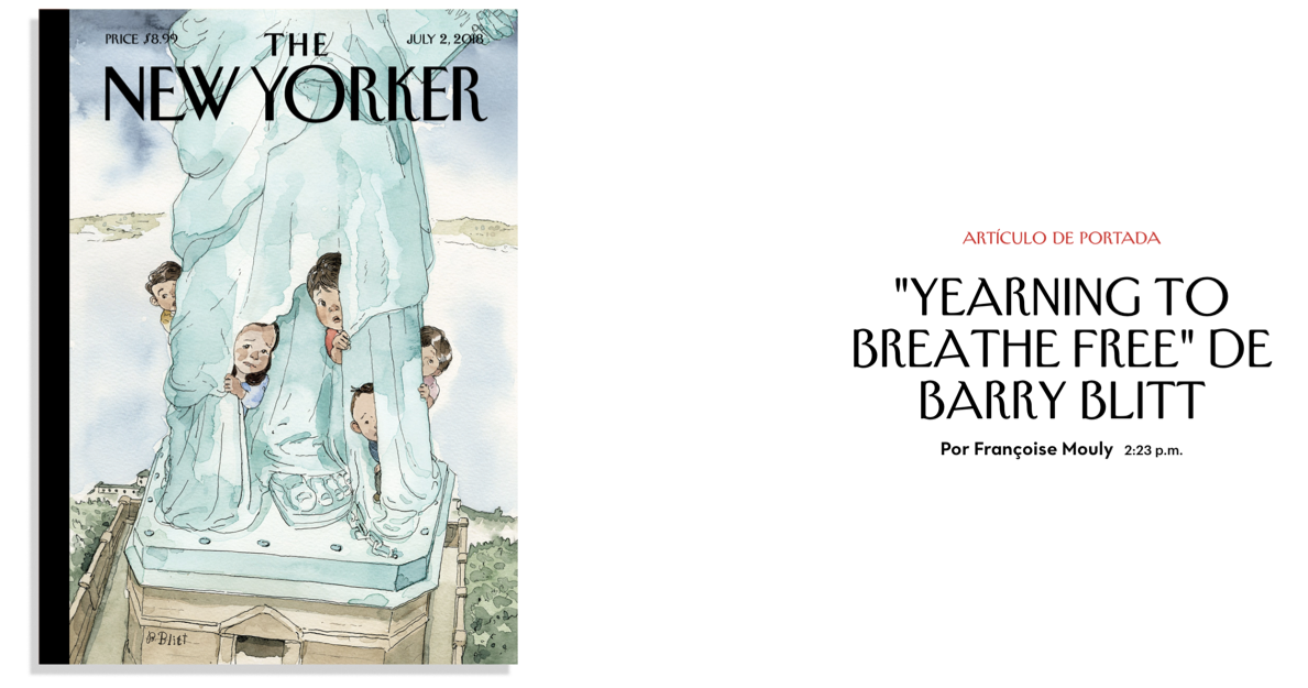 Buscando la libertad, la nueva portada en The New Yorker