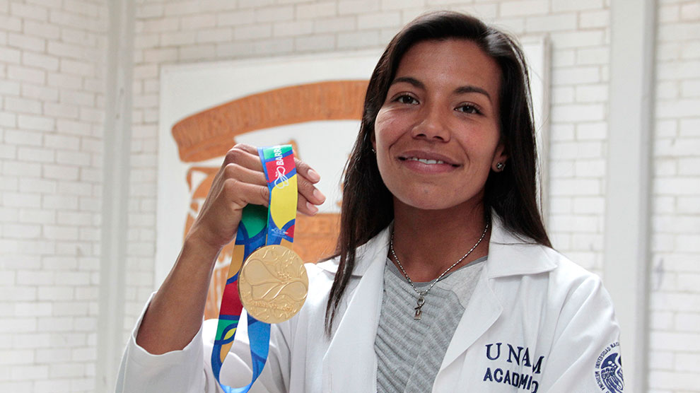 Doctora del Deporte Universitario ganó medalla de oro  en los Juegos Centroamericanos y del Caribe 2018
