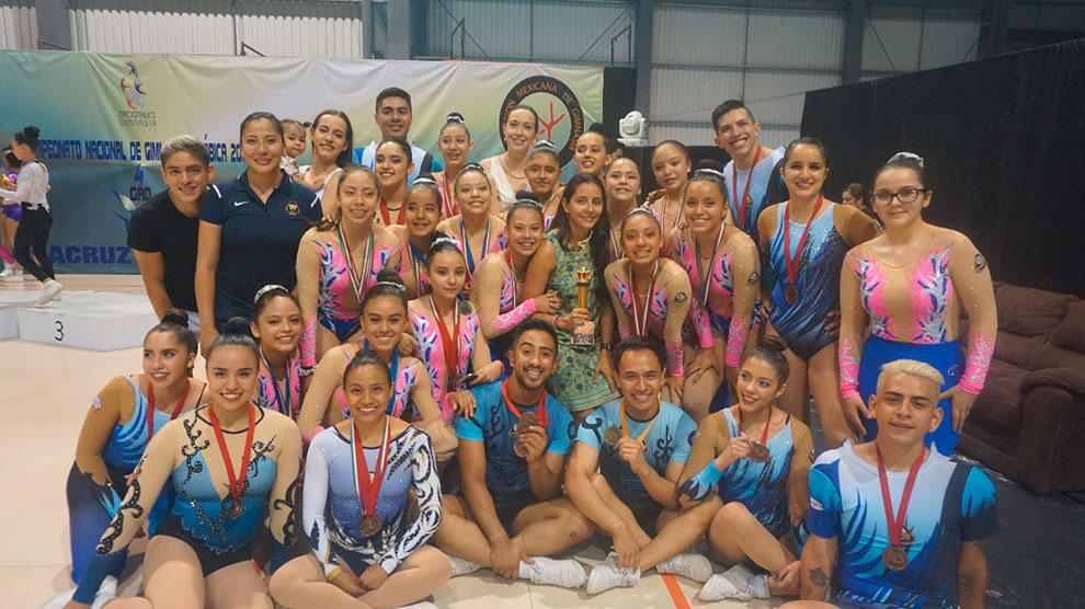 Clasifican 22 gimnastas del equipo representativo de la UNAM al Panamericano de Gimnasia Aeróbica de Perú
