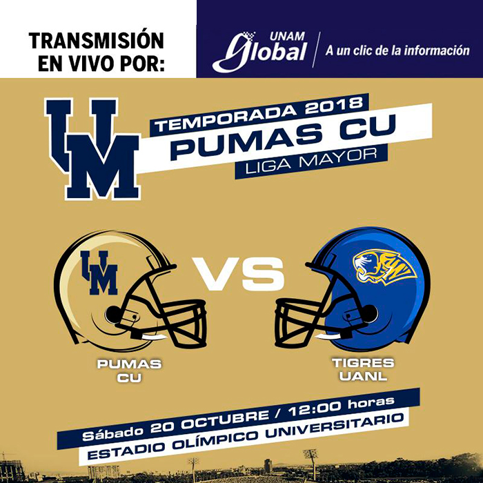 Transmisión: Pumas CU vs Tigres UANL