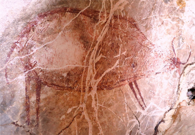 El arte rupestre más antiguo del mundo encontrado en la cueva de Borneo