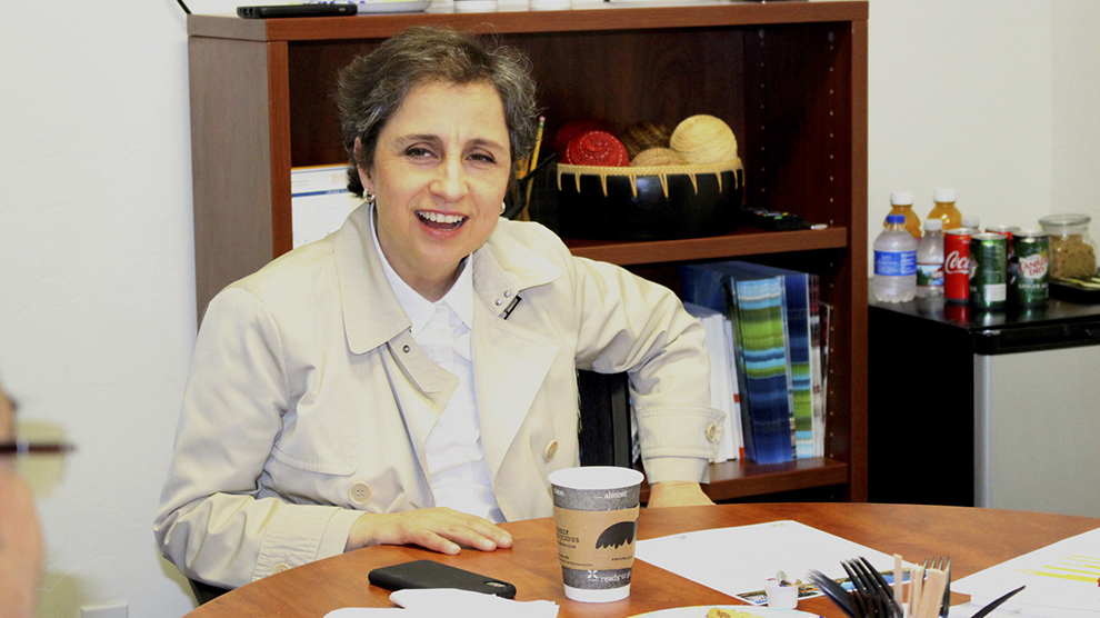 Carmen Aristegui visita la Sede de la UNAM en Tucson