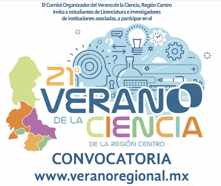Convocatoria 21 Verano de la Ciencia Región Centro
