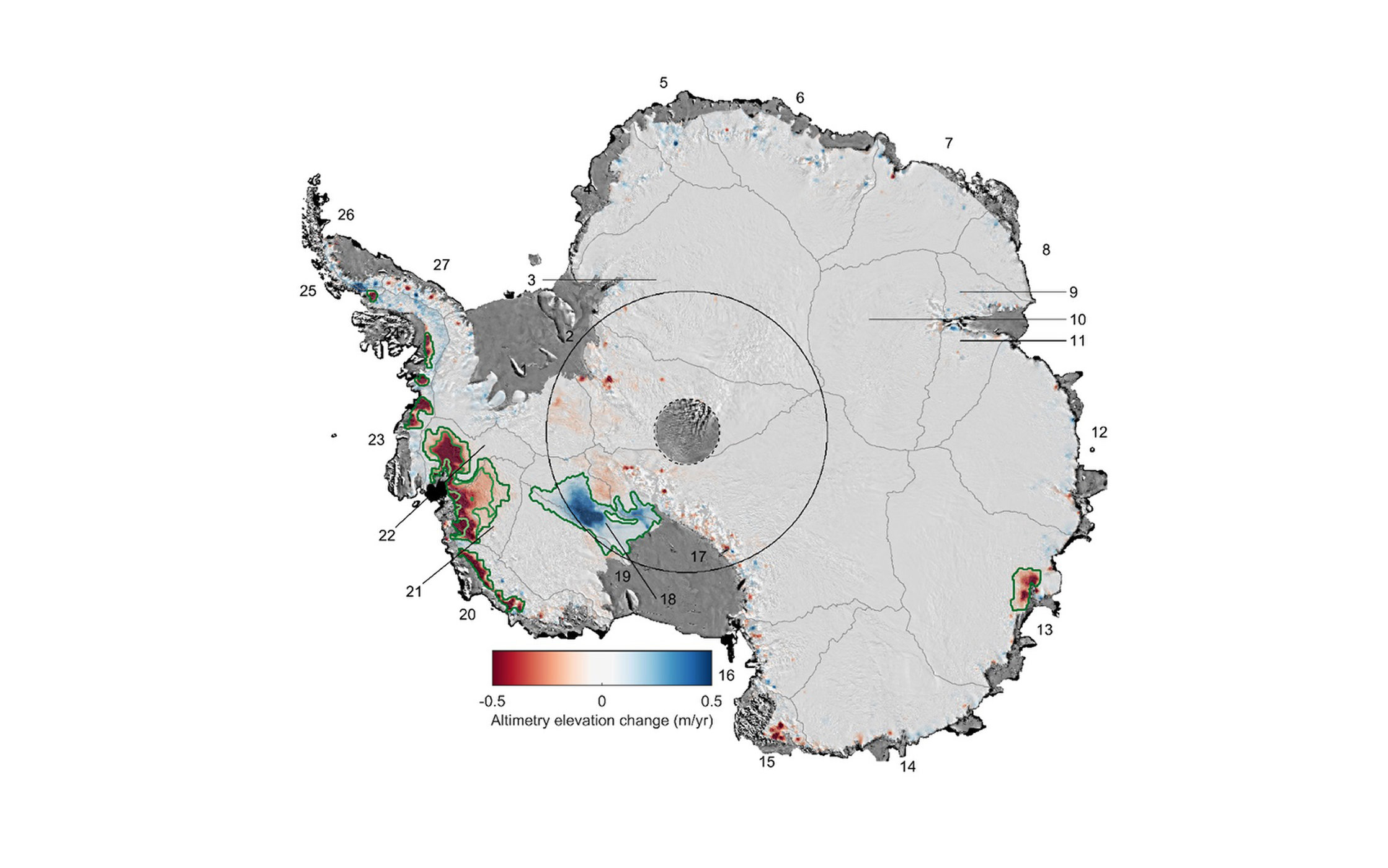 Cerca del 25% del hielo de la Antártica Occidental esta cerca de colapsar