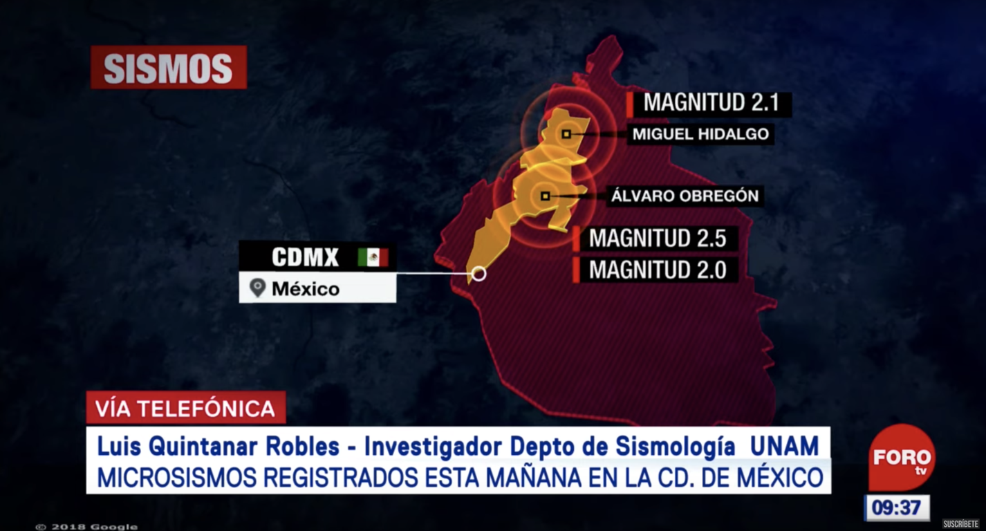 No es raro que ocurran sismos en la Ciudad de México