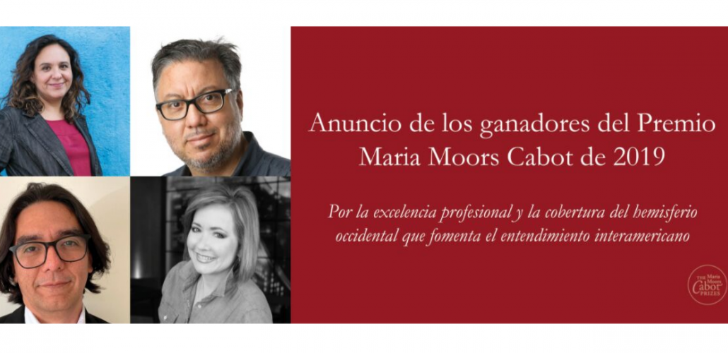 Periodista mexicana entre las ganadoras del Premio Maria Moors Cabot