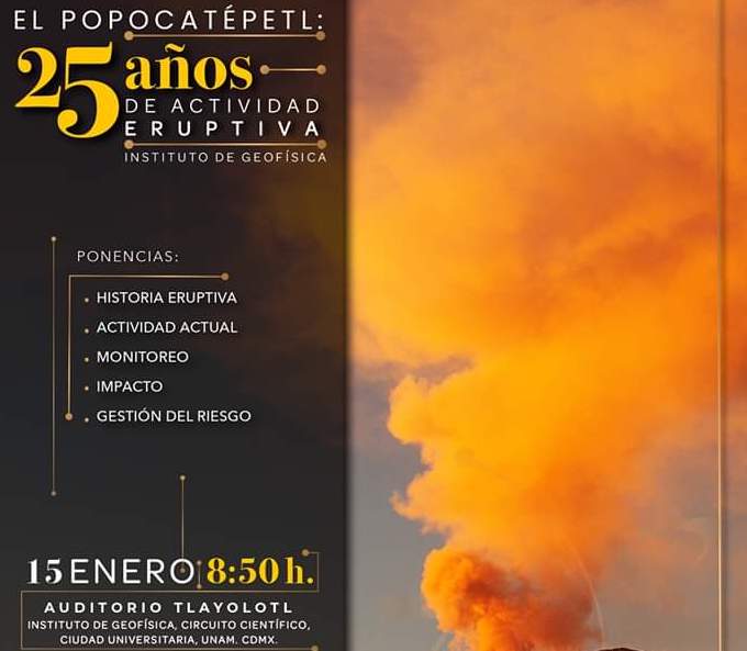 Popocatépetl: 25 años de actividad eruptiva