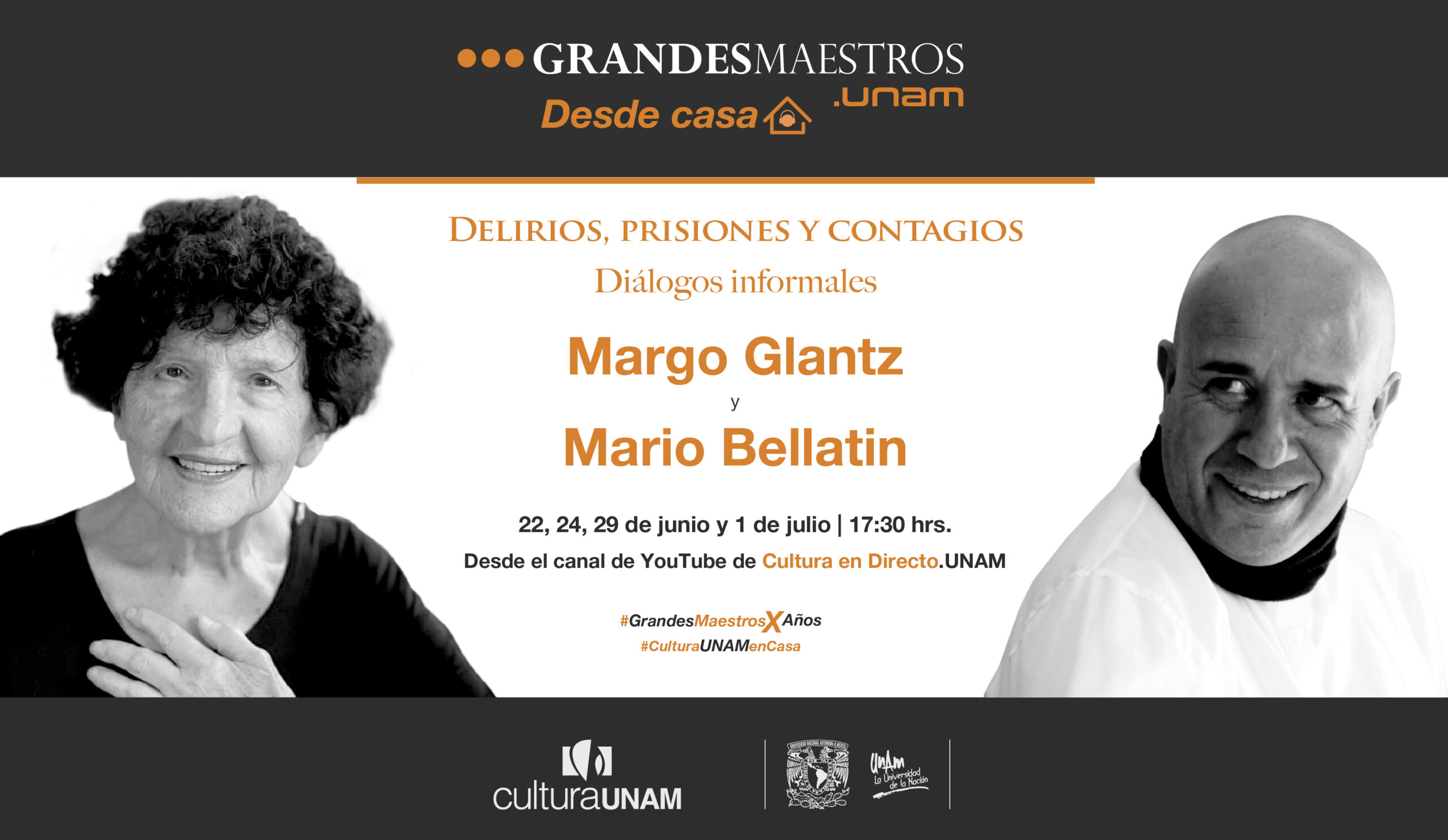 Diálogos literarios entre Margo Glantz y Mario Bellatin