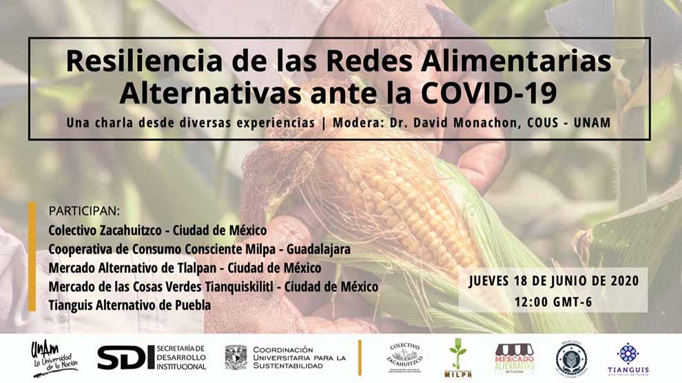 Resiliencia de las Redes Alimentarias Alternativas ante la covid-19