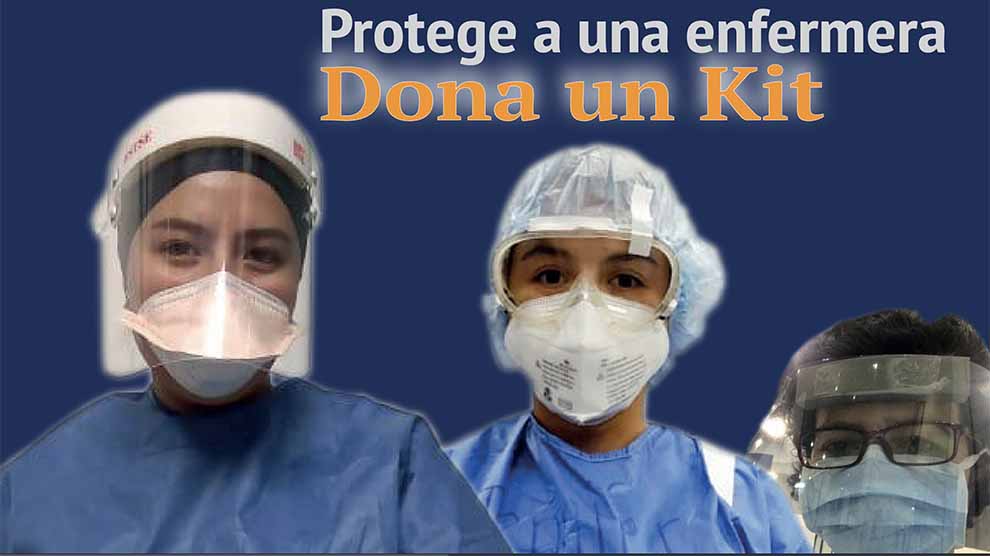 Continúa campaña para proteger a personal de enfermería ante la COVID-19