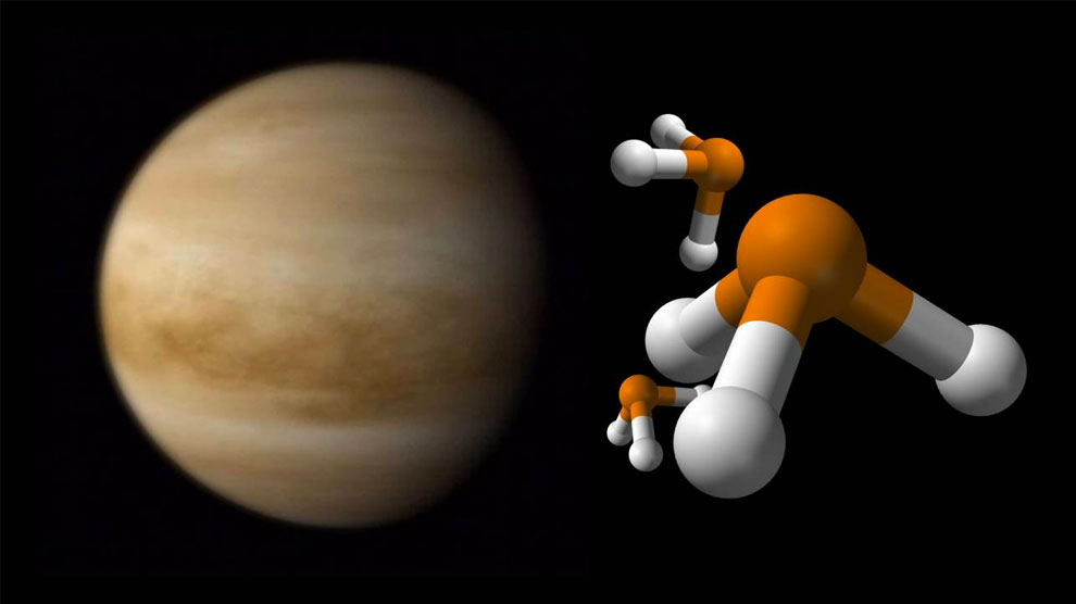 Detectan en Venus fosfina, un gas que en la Tierra producen los seres vivos