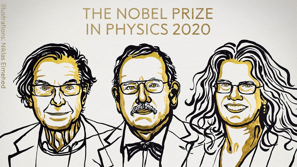 Premio Nobel de Física 2020 a estudiosos de los grandes misterios del Universo