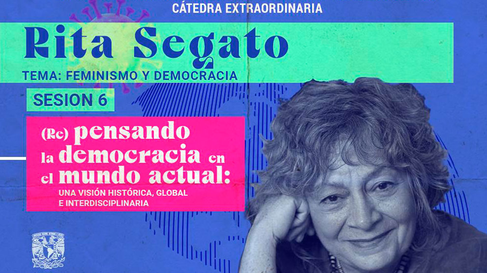 “Feminismo y democracia” con Rita Segato