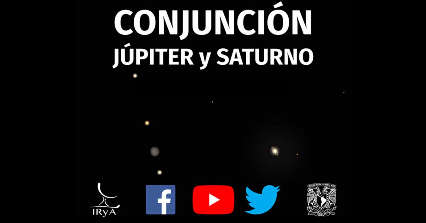 Gran Conjunción de Júpiter y Saturno ¡con telescopio!