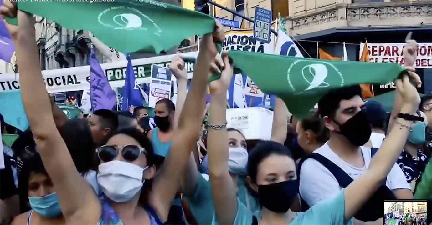 Ley aprobada en Argentina para legalizar el aborto es “novedosa, inteligente y liberadora”