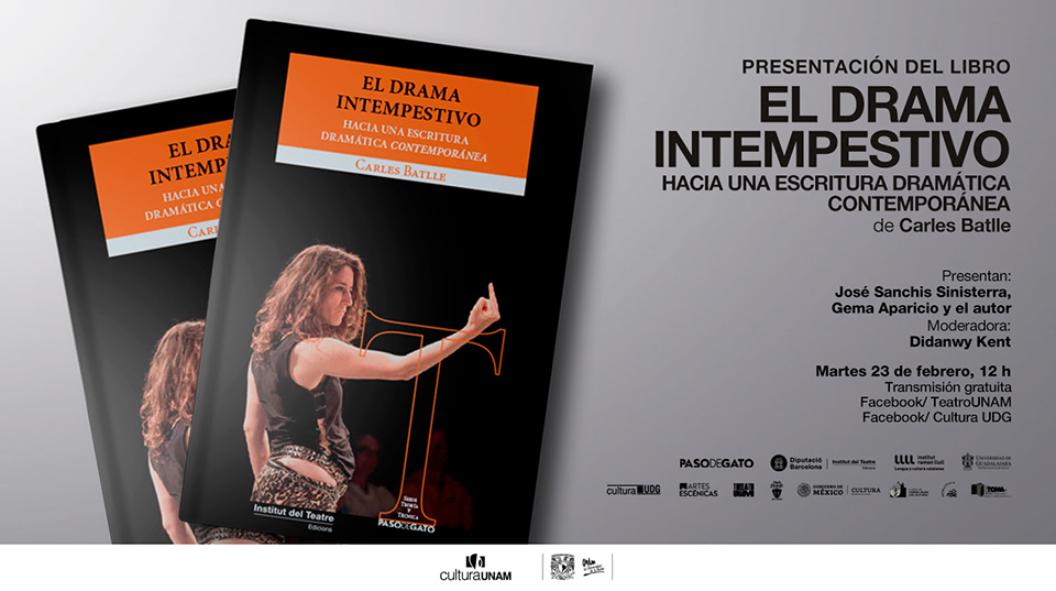 Presentación del libro El drama intempestivo. Hacia una escritura dramática contemporánea de Carles Batlle