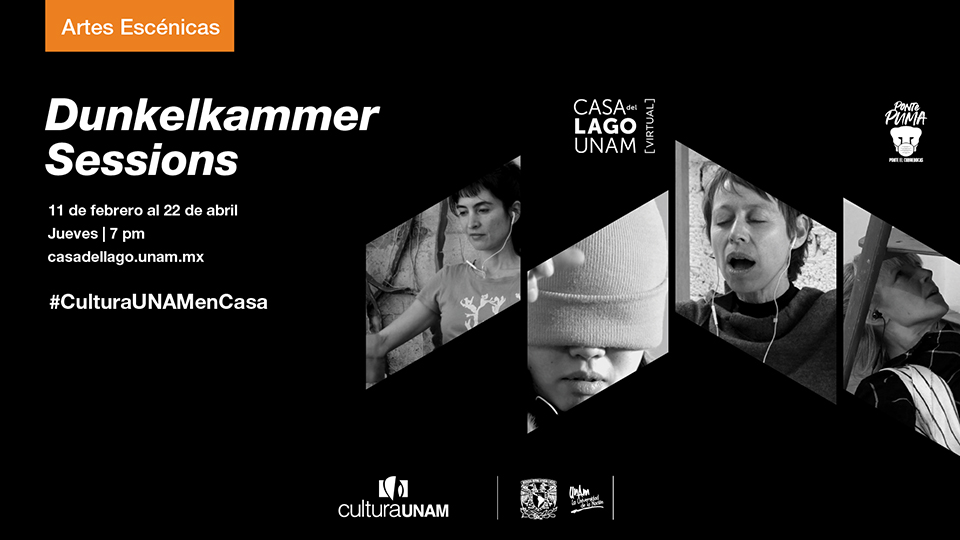 Casa del Lago UNAM presenta el ciclo virtual Dunkelkammer Sessions improvisación virtual de danza, performance y arte sonoro
