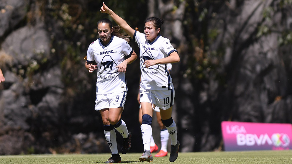 Las Pumas mantienen su gran paso en la Liga BBVA MX Femenil
