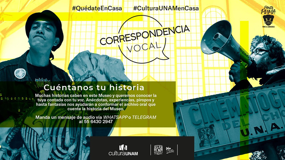 El Museo Universitario del Chopo invita a participar en Correspondencia vocal