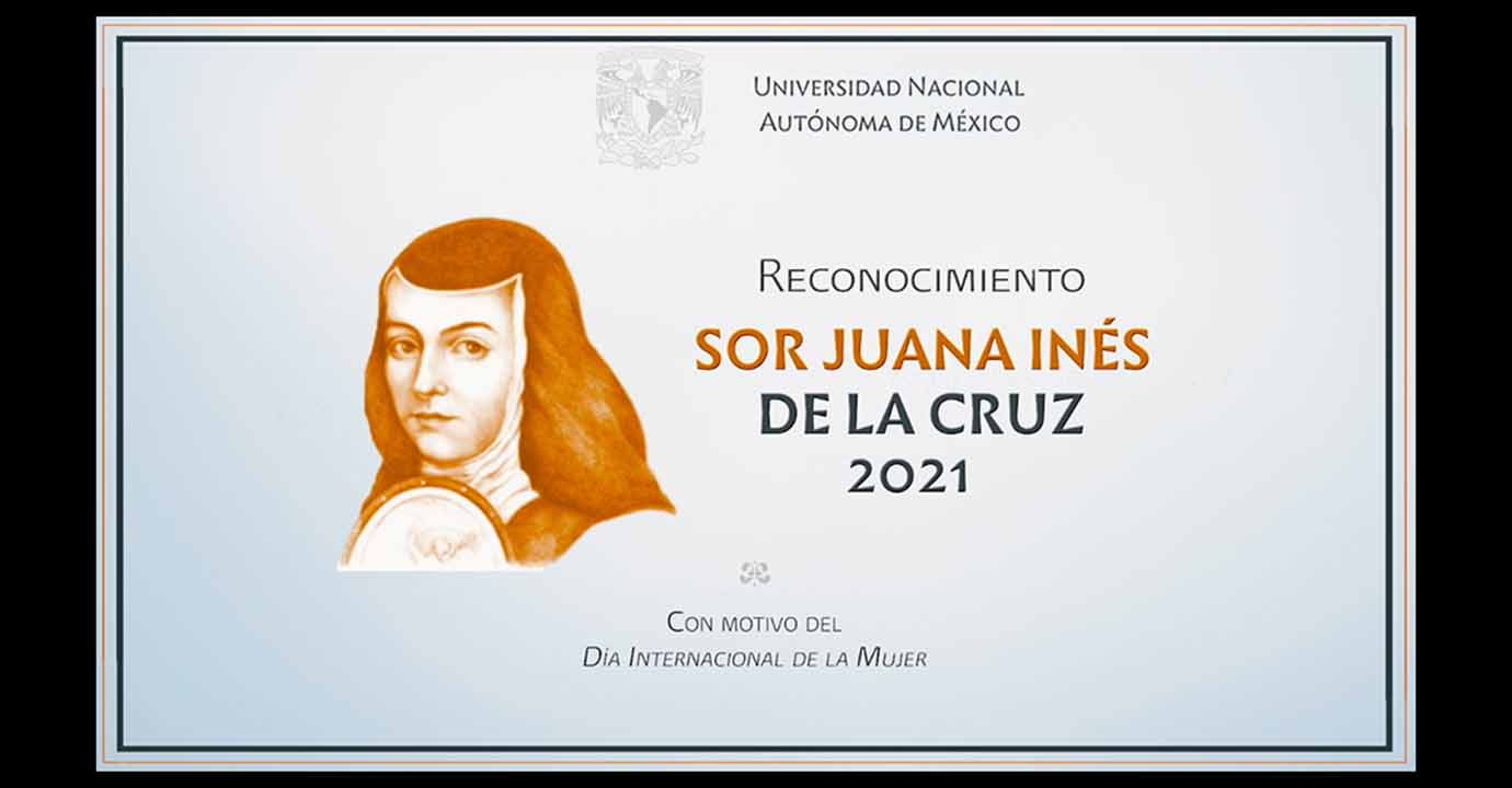 Reconocimiento Sor Juana Inés de la Cruz 2021
