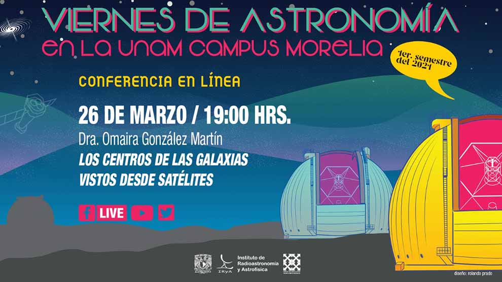 Viernes de Astronomía ✨ Los centros de las galaxias vistos desde satélites