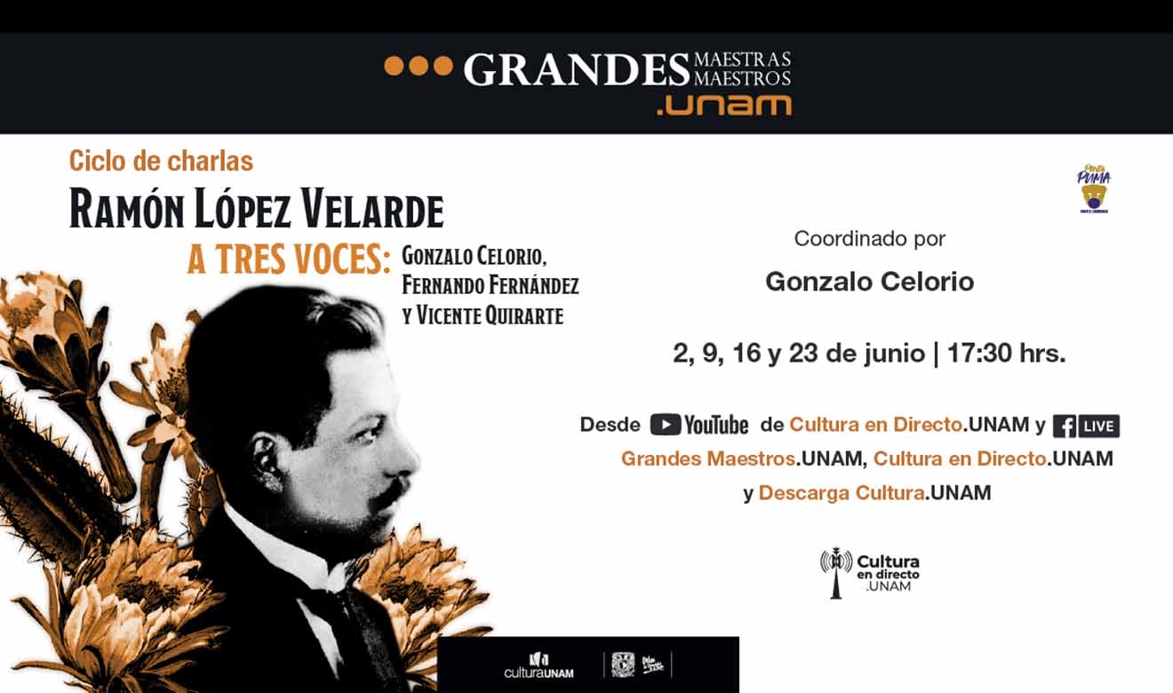 Ciclo de charlas en torno a Ramón López Velarde, más allá de su “Suave Patria”