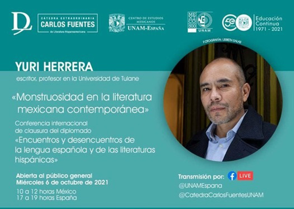 Yuri Herrera habla de la monstruosidad en la literatura mexicana