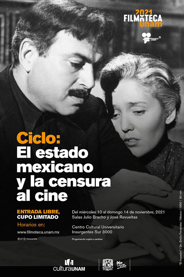 El Estado mexicano y la censura al cine, ciclo integrado por seis míticas producciones