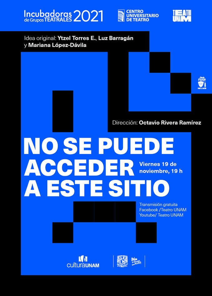 Incubadoras de Grupos Teatrales 2021 No se puede acceder a este sitio