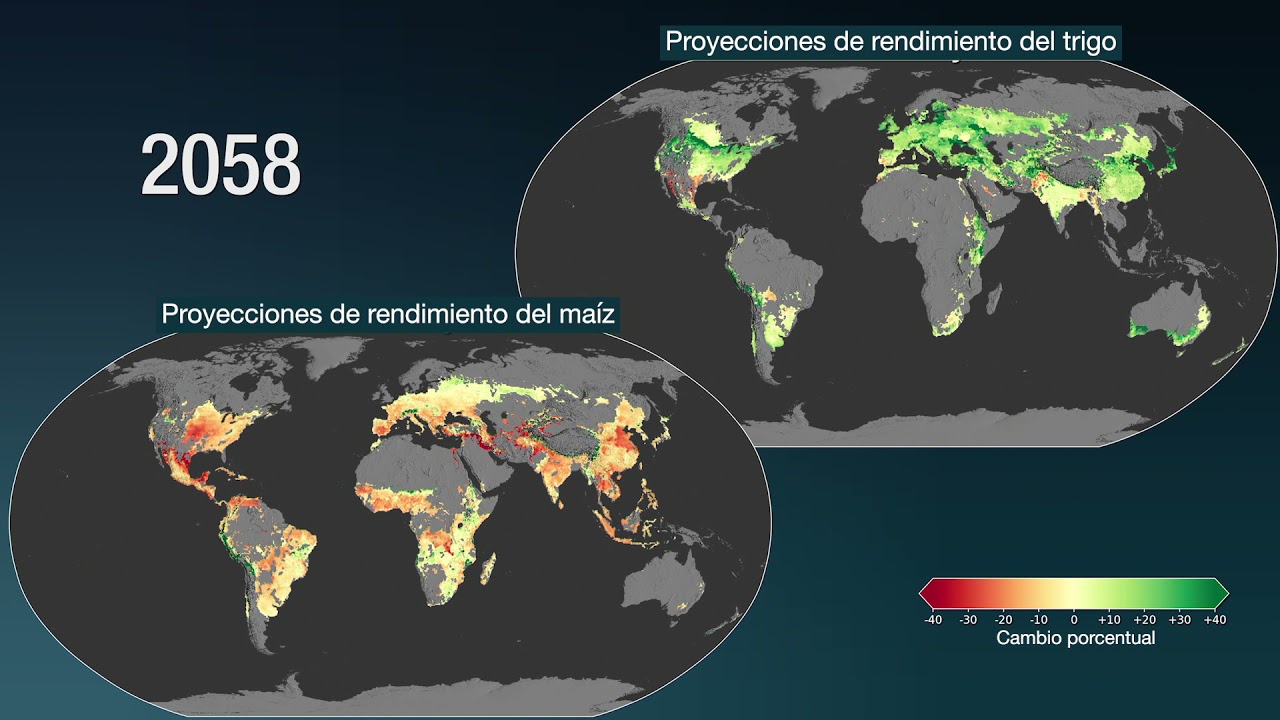 Un estudio de la NASA predice impactos del cambio climático global en los cultivos en 10 años
