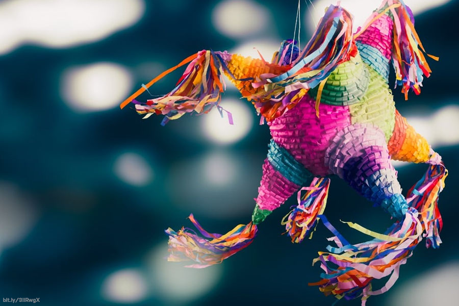 La piñata, otro recurso de la evangelización