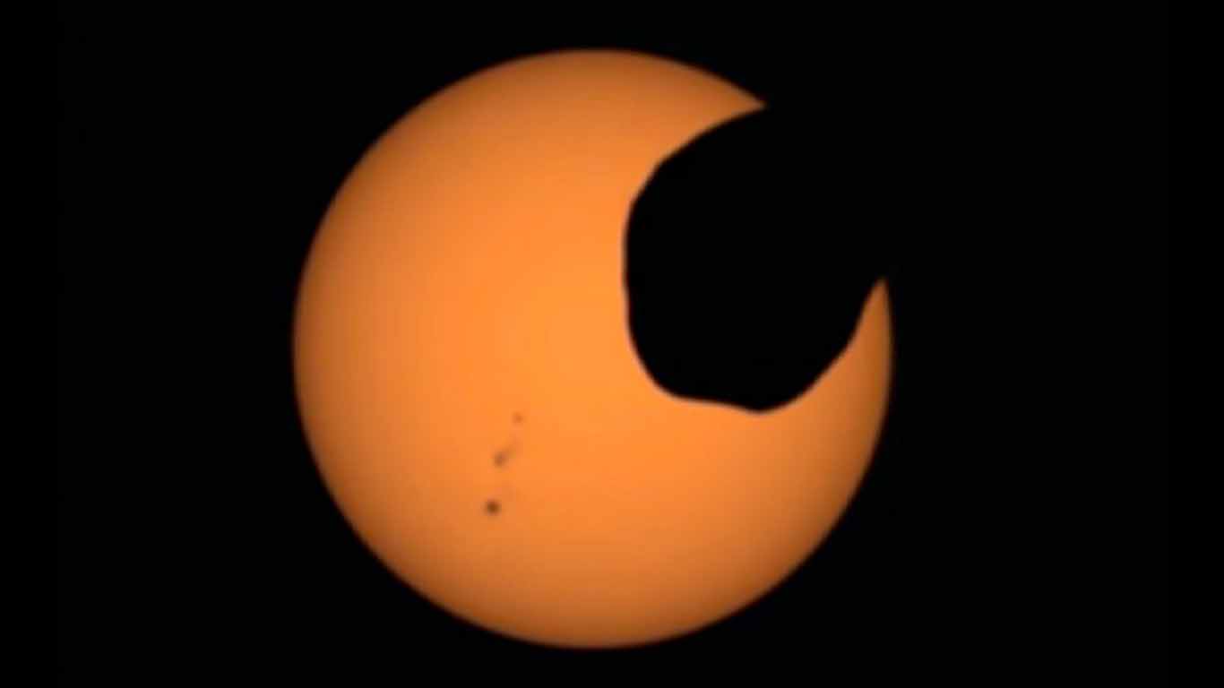 Cautivador video de eclipse en Marte: ¿qué aporta a la ciencia?