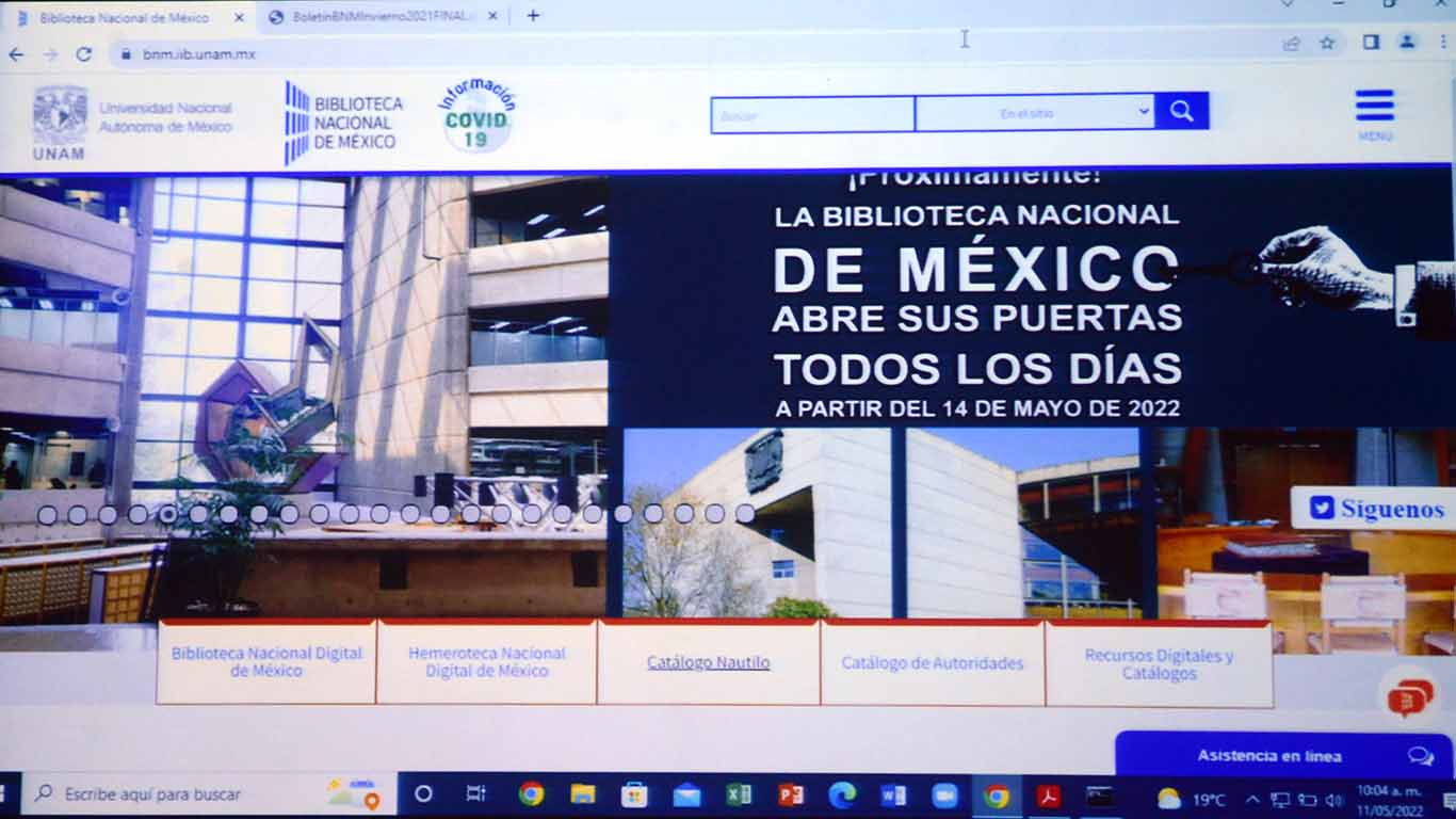 Amplía la UNAM días de visita y consulta en Biblioteca y Hemeroteca nacionales
