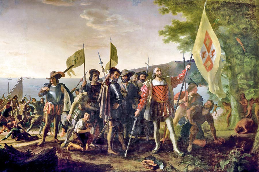 El 12 de octubre, choque de culturas