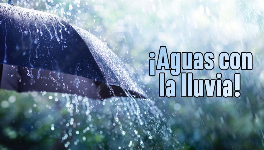 ¡Peligro!: lluvia contaminada